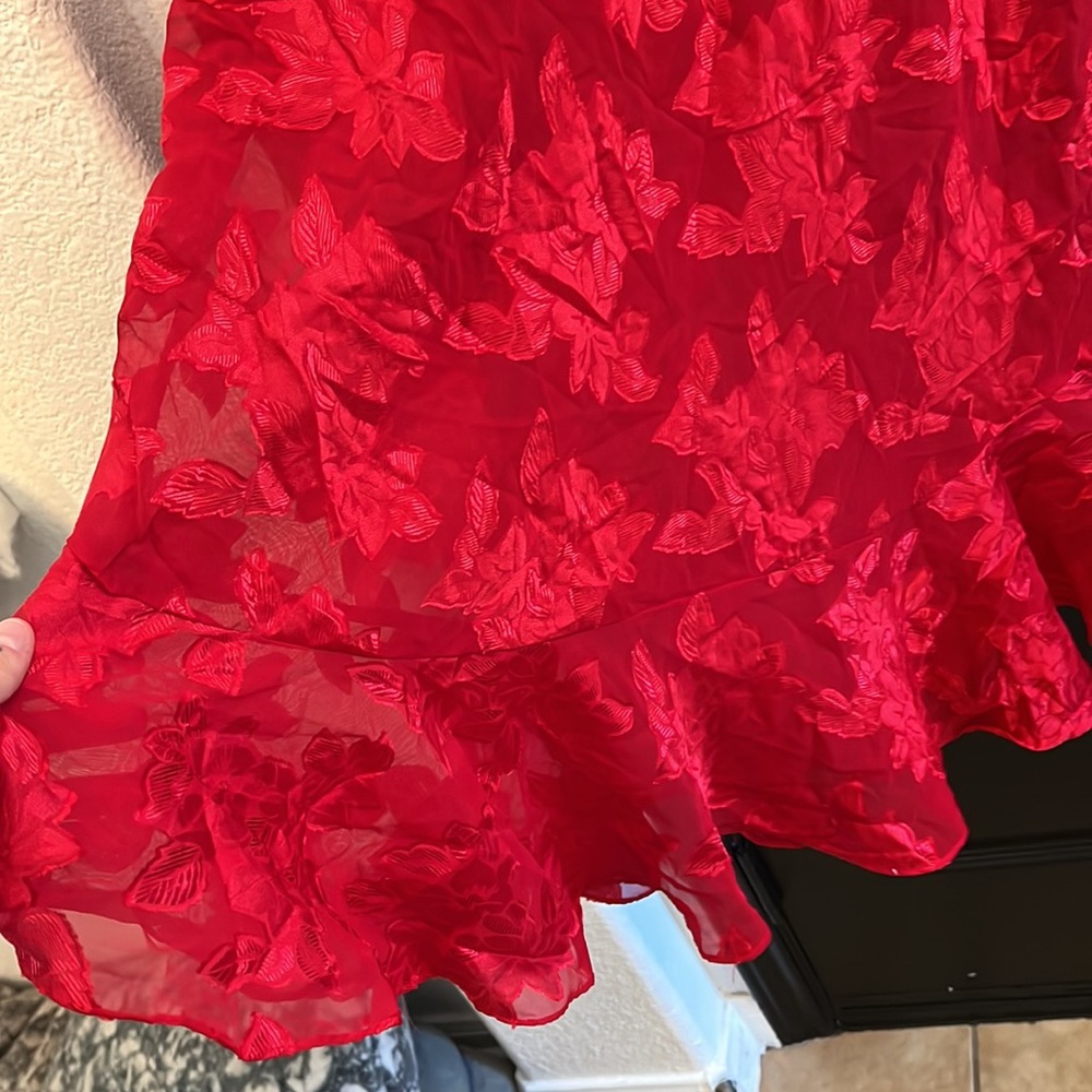Red Lace Nightie - Picture 3 of 5